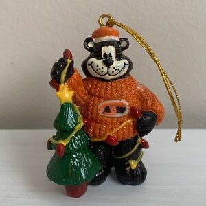 A&W Rooty the Great Root Bear Holding Christmas Tree Holiday Ornament